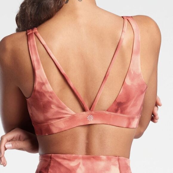 Athleta Exhale Printed Bra  - Picture 2 of 6